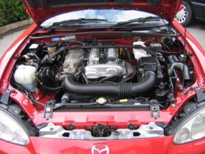 2002_Mazda_MX5_NB_Mk2_Sport1,840cc_4-cylinder_DOHC_engine