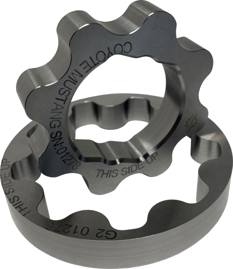 Coyote Billet Oil Pump Gears Boundary Racing Pumps