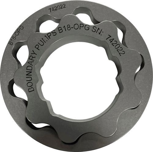 Boundary billet steel oil pump gearset for the Honda B18