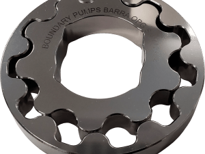 Boundary billet steel oil pump gears for the Ford Barra XR6 inline-six
