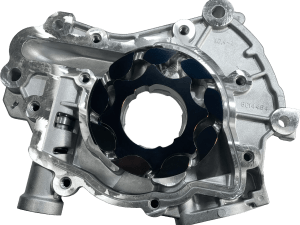 Boundary Coyote V8 billet oil pump assembly with billet steel back plate