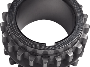 Boundary billet Coyote crankshaft timing sprocket with grip surface