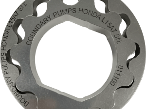 Boundary billet steel oil pump gear for the Honda L15A7