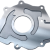 Boundary billet steel oil pump back plate for the Ford Modular 3V