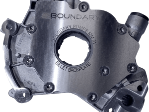 Boundary assembled billet oil pump for the Ford Modular V8