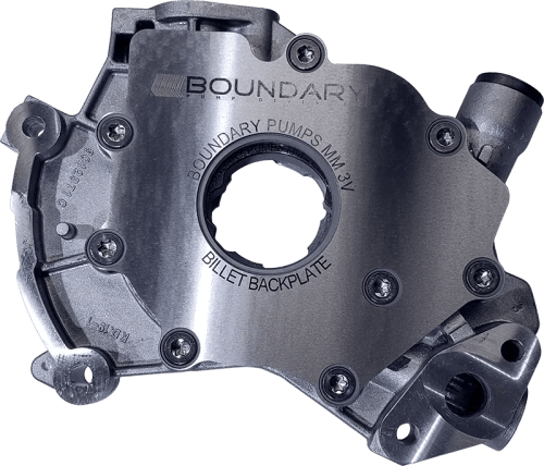 Boundary assembled billet oil pump for the Ford Modular V8