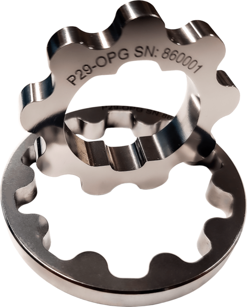 Boundary billet steel oil pump gear for the Honda D16