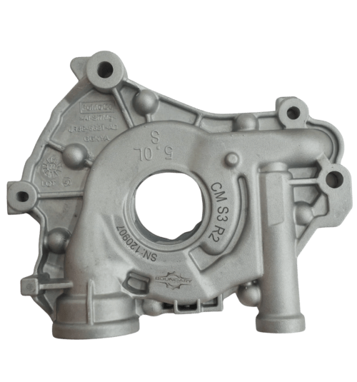 Boundary Coyote V8 dual rotor billet oil pump assembly with billet steel backplate