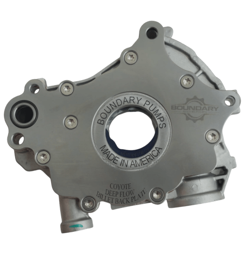 Boundary Ford Coyote V8 dual-rotor billet oil pump assembly