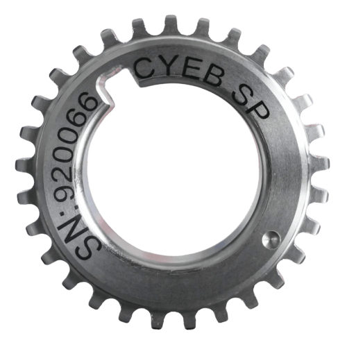 CYEB SPROCKET (WebP) Boundary billet steel crankshaft sprocket for the Ford Cyclone EcoBoost V6 engine